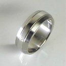 Edelstahl Partnerring MXR341