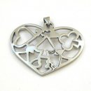 Edelstahlschmuck Anhänger KSA24