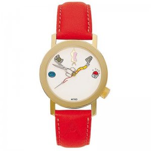Akteo Uhren Themenuhr Schneider01 Gold