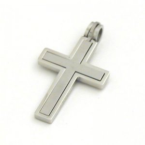 Edelstahlanhänger Kreuz MXA537
