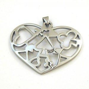 Edelstahlschmuck Anhänger KSA24