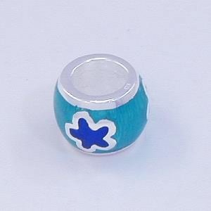 Emaillebead BB570aq-bl