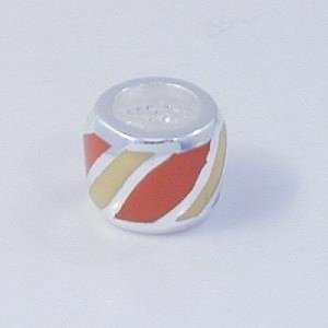 Emaillebead BB782or-ye