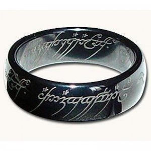 Herr der Ringe Titanring Black