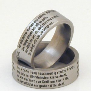 Lasergravur Lyrics Ring