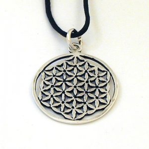 Silber Anhänger Blume des Lebens