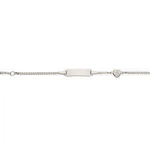 Silber ID - Armband Flachpanzer bid904620