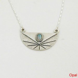Silberschmuck Art Deco Kette GOC36SI