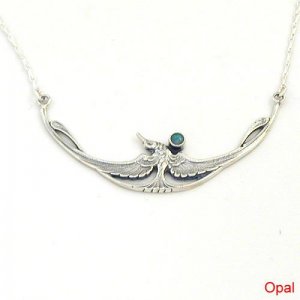 Silberschmuck Jugendstil Kette GOC33SI