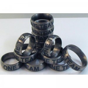 Titanringe Lasergravur Teamring