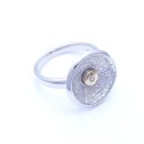 Silberring  mit Goldfassung 497041924