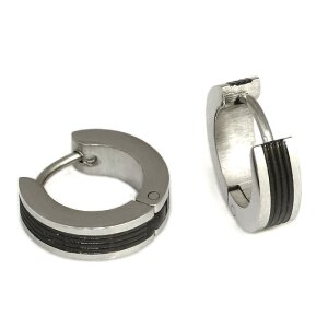 Edelstahlschmuck Creolen KOH989
