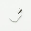 Edelstahlanhänger DogTag Gravurplatte 17x11 KA6168