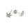 Silber Ohrstecker Hanfblatt GOOS3SI