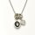 Silberkette mit Anhänger und Swarovski Navette Kristall