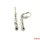 Silber Jugendstil Ohrschmuck GOOH64SI