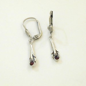 Silber Jugendstil Ohrschmuck GOOH30SI