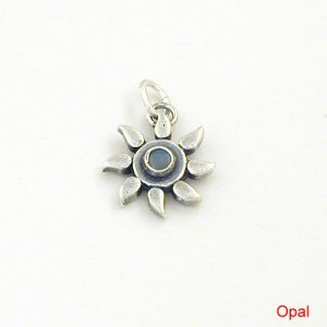 Silberschmuck Anhaenger Sonne GOA285SI