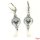 Silber Jugendstil Ohrschmuck GOOH42SI