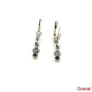 Silber Jugendstil Ohrschmuck GOOH36SI