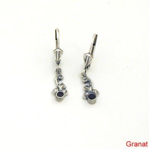Silber Jugendstil Ohrschmuck GOOH23SI