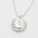 Kinderkette Sternenstaub mit individueller Gravur und Wunschkristall GONC100