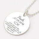 Taufkette mit Gravur Name Datum und Taufspruch GONC105