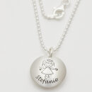 Taufkette mit Gravur Taufschmuck für Mädchen GONC102