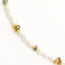 Suesswasserperlenkette mit Saphir SB13