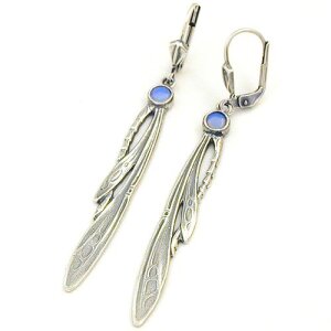 Silber Jugendstil Ohrschmuck GOOH82SI