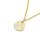 Echt Gold 585 Kette mit Anhänger 10mm Eismatt GONC25