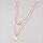 Echt Gold 585 Kette mit Anhänger 10mm Eismatt GONC25