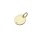 Echt Gold 585 Kette mit Anhänger 10mm Eismatt GONC25