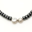 Hämatitkette mit Swarovski Kristallen YR5936141656005