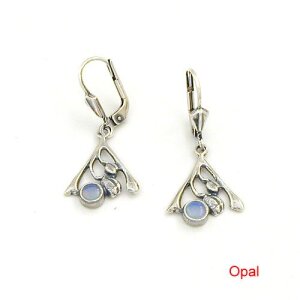 Silber Jugendstil Ohrschmuck GOOH61SI