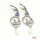 Silber Jugendstil Ohrschmuck GOOH60SI