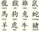 Sternzeichen Partnerring China-Line