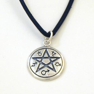Anhänger Pentagramm GOA271SI