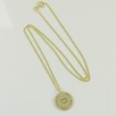 Gold Anhänger Namenskette  mit Lasergravur