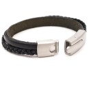 Lederarmband BERLIN schwarz GONAS6