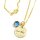 Echt Gold Kette mit Anhänger 13mm Eismatt inkl, Lasergravur GONC33