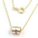 Goldkette mit individuell gravierter Goldrolle GONC45