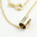 Goldkette mit individuell gravierter Goldrolle GONC45