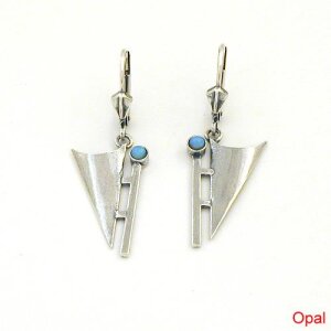 Silber Art Deco Ohrschmuck GOOH153SI