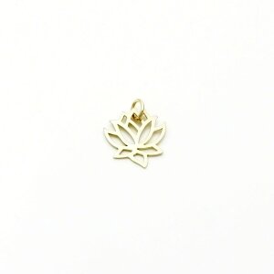 Gold Anhänger Lotusblüte GOA306