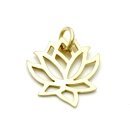 Gold Anhänger Lotusblüte GOA306