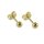 Goldschmuck 3mm Kugel Ohrstecker 205OS3090