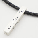 Barren Anhänger mit Gravur Morse Code GONC106