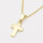 Kreuz Anhänger mit Gold Kette Echt Gold 333 GONC115