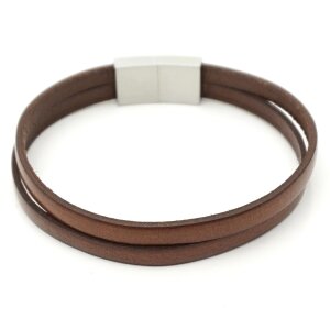 Lederarmband braun Unisex Armband GONAS20